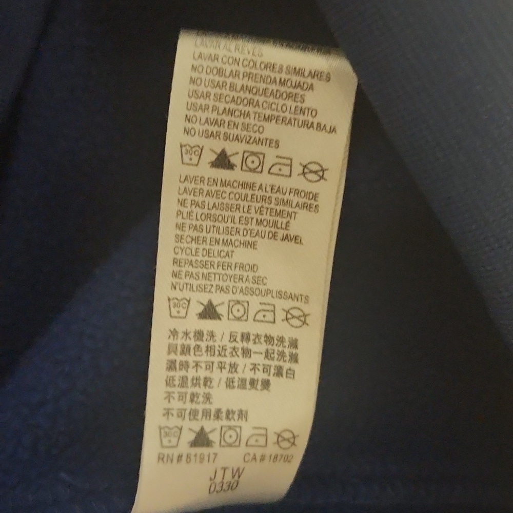 JORDAN THERMA-FIT  Size M 10-12 Boy's Blue Hoodie with Graphic Design. - Picture 10 of 11